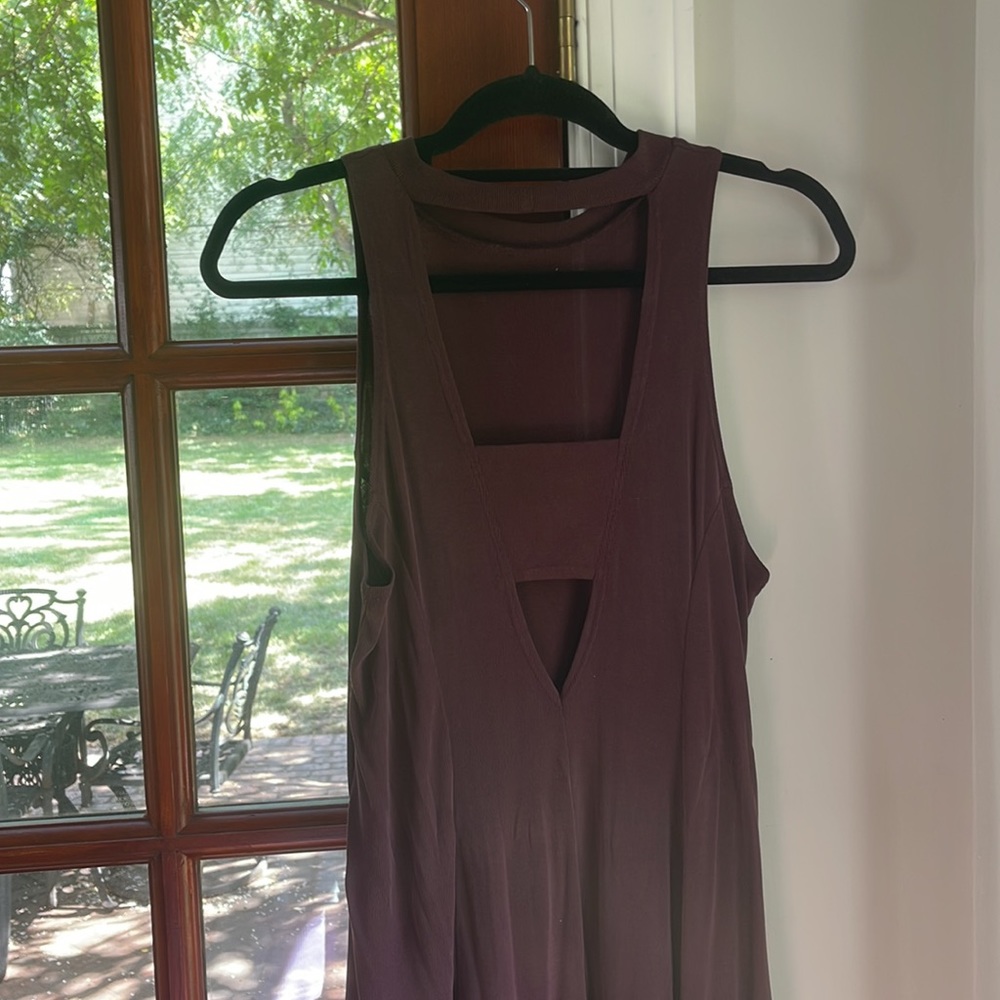Open back dress